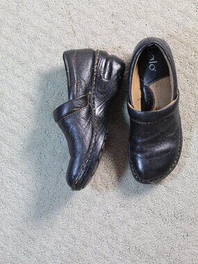 bolo Size 6 Black Leather Loafers